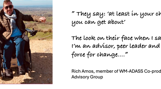 Members of our Co-production Advisory Group are advising networks and groups across our region as part of a push for real change
