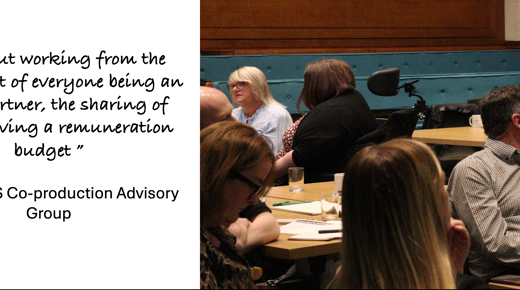 Flexibility around compensation options for experts by experience ensures that everyone’s needs and preferences are considered, fostering a sense of inclusion and respect says Katie-Rose Stone, and member of the Co-production Advisory Group