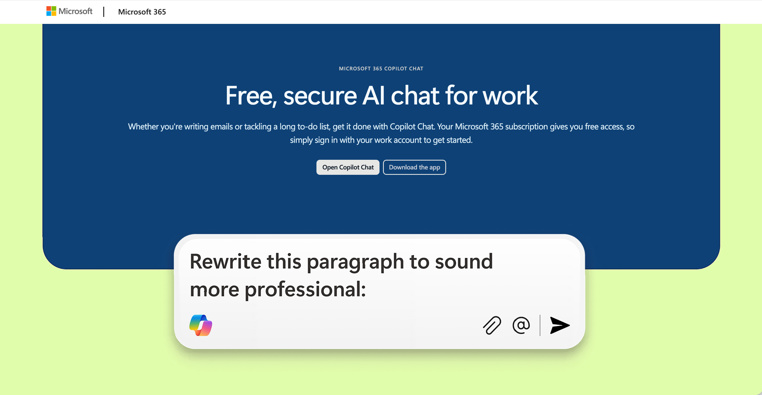 Screenshot from CoPilot website